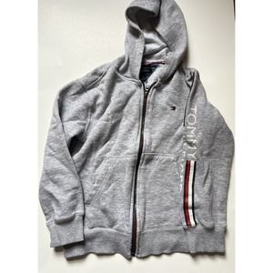 Youth Boys' Tommy Hilfiger Zipper Hoodie, Grey, Size 6